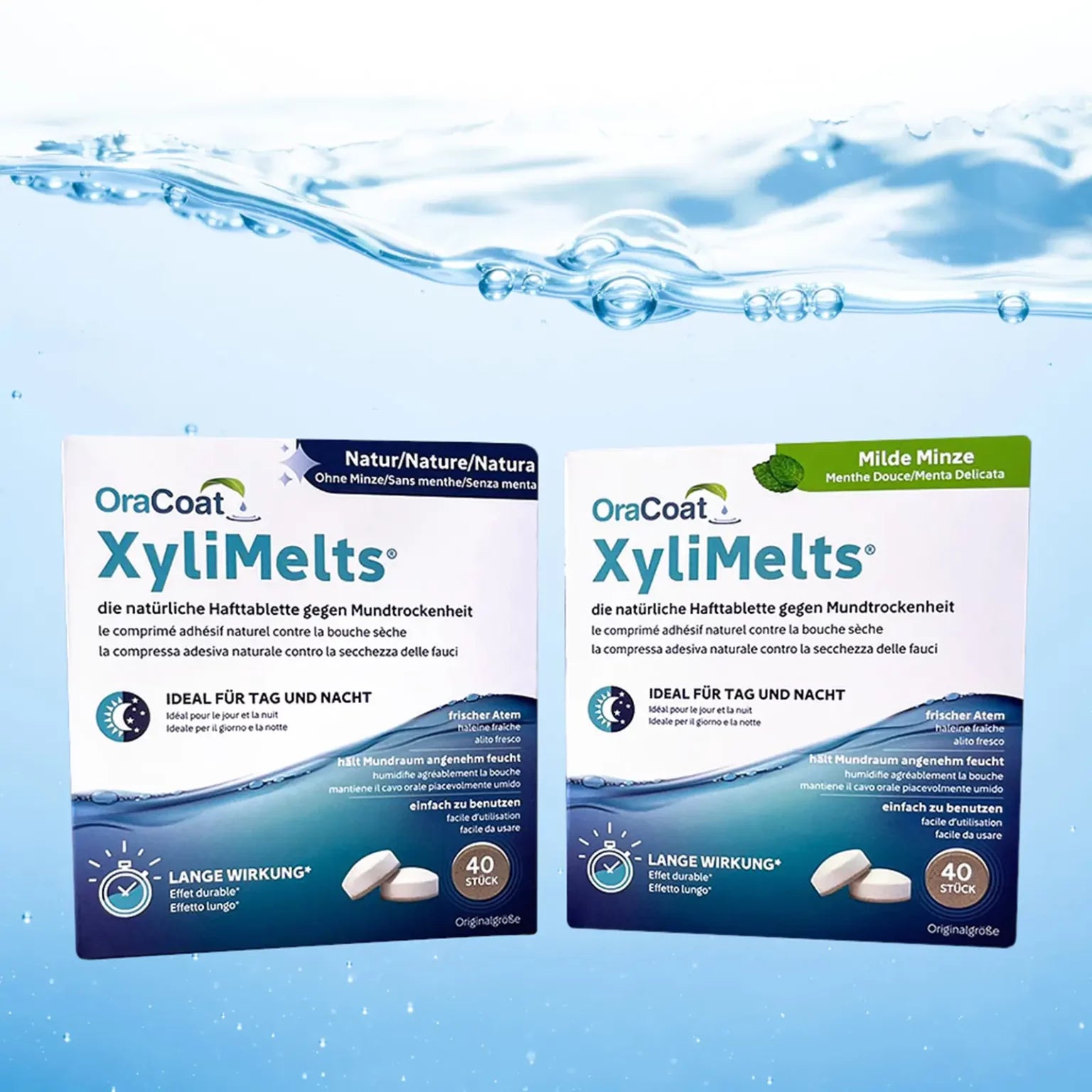 XyliMelts® natürliche Hafttablette